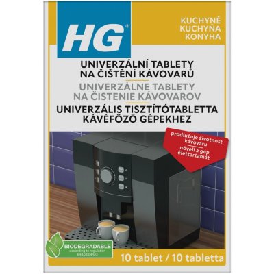 HG verzální tablety na čištění kávovarů 10 ks – Sleviste.cz