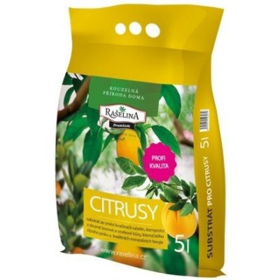 NohelGarden Substrát RAŠELINA Premium pro citrusy 5 l – Hledejceny.cz