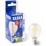 Tesla LED žárovka miniglobe FILAMENT RETRO E14, 4W, 230V,470lm,25 000h, 4000K denní bílá, 360stčir – Hledejceny.cz