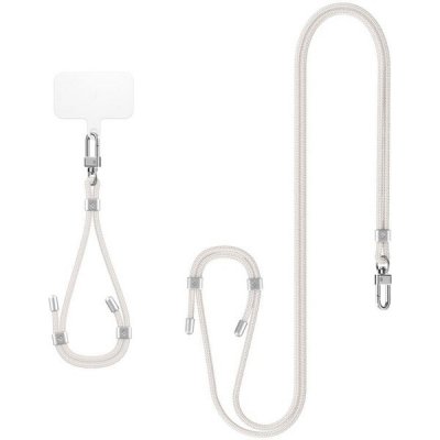 Spigen Universal Set 2 popruh a poutko s karabinou bílá – Zboží Živě