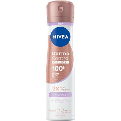 Nivea Antiperspirant ve spreji Derma Control Clinical Ultra Soft 150 ml – Zboží Mobilmania