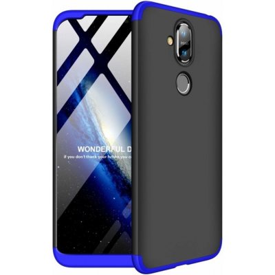 Pouzdro 360 Full body protection Nokia 8.1 modro-černé – Hledejceny.cz