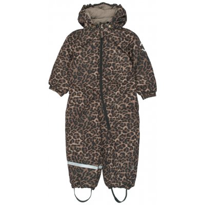 Dětská zimní kombinéza Mikk Line hnědá LEO – Sleviste.cz