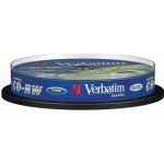 Verbatim CD-RW 700MB 12x, SERL, spindle, 10ks (43480) – Zboží Živě