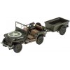 Sběratelský model Jeep Willys MB Hachette časopis s modelem 1:43