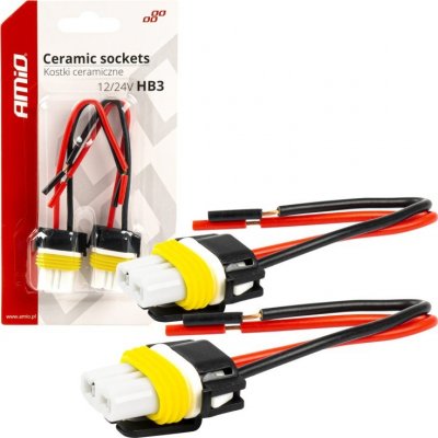 Rovné keramické kostky HB3 9005 zásuvka AMIO-03058 | Zboží Auto