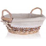 Banquet košík DUO kulatý 30x11cm s uchy proutěný – Hledejceny.cz