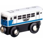 Maxim Osobní vagon bílý k vláčkodráze dřevo – Zboží Dáma