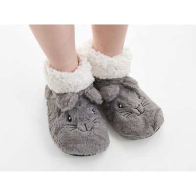 Pesail domácí obuv Králíčekš edá – Zboží Dáma