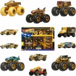 Hot Wheels Mattel Monster Trucks Bigfoot 50. výročí Set angličáků & trucků – Zboží Dáma