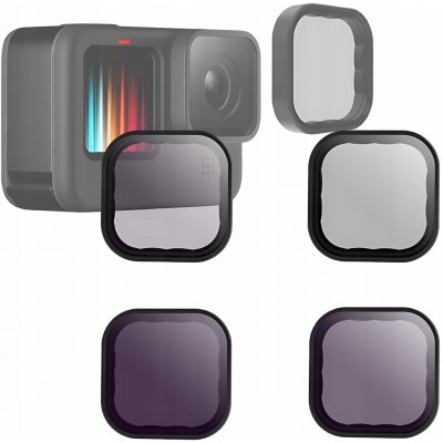 Telesin ND 8/16/32 Sada filtrů objektivu pro GoPro Hero 9 / Hero 10 GP-FLT-902 – Zboží Živě