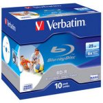 Verbatim BD-R SL 25GB 6x, printable, jewel, 1ks (43713) – Hledejceny.cz