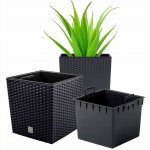 Prosperplast DRTS325L Květináč RATO LOW 32,5 cm antracit – Zboží Dáma
