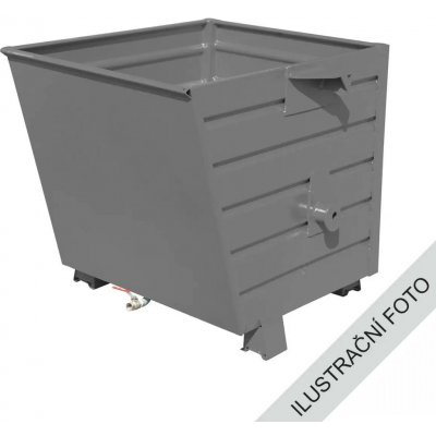 Happy End Stohovatelný kontejner TRV s výpustí šedá nosnost 1500 kg PLN 8832/SE – Zboží Mobilmania