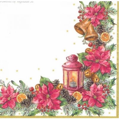 Ubrousek 33x33cm Lucerna – HobbyKompas.cz