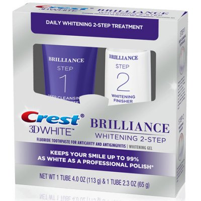 Procter & Gamble Bělicí gel na zuby a zubní pasta Crest BRILLIANCE 113 g a 65 g – Zboží Mobilmania
