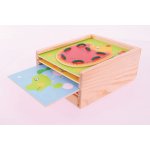 Bigjigs Toys Dřevěné hračky provlékání zvířátek – Sleviste.cz
