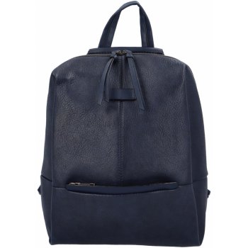 Dámský koženkový designový batůžek/taška Alfredo modrá