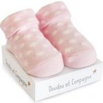 DouDou et Compagnie ponožky pro miminko Růžové/puntík – Zboží Mobilmania