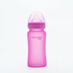 Everyday Baby Láhev sklo senzor pink 240ml – Zboží Dáma