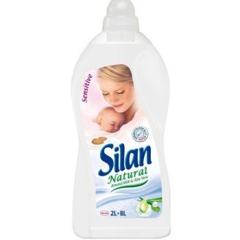 Silan Natural Sensitive Almond Milk & Aloe Vera aviváž pro citlivou pokožku 2 l