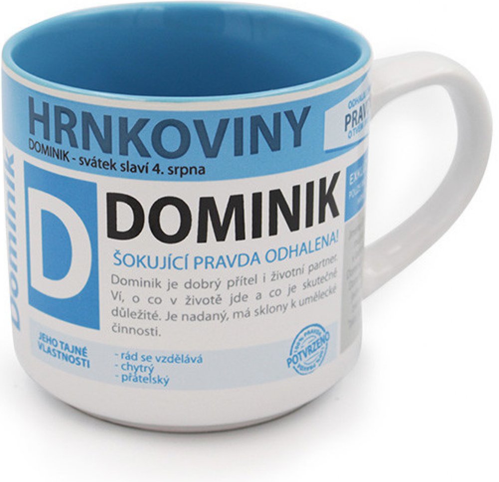 Nekupto Hrnek se jménem DOMINIK Hrnkoviny 300 ml | Srovnanicen.cz