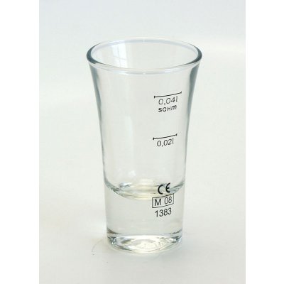 NEW GLASS JSC Odlivka cejchovaná panák 55 ml – Zbozi.Blesk.cz