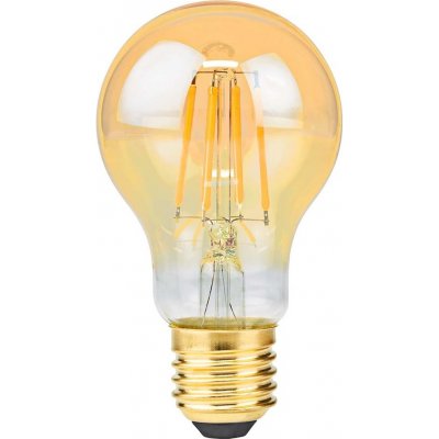 NEDIS LED žárovka E27/ A60/ 4,9 W/ 220 V/ 470 lm/ 2100 K/ stmívatelná/ extra teplá bílá/ retro styl