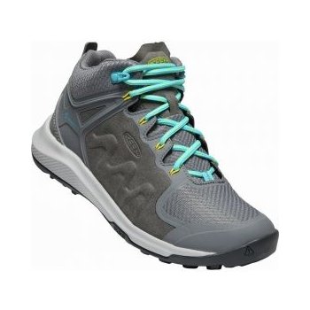 Keen Explore Mid WP W steel grey/bright turquoise šedá