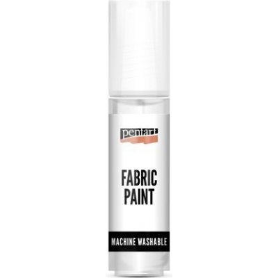 Pentart barva na světlý a tmavý textil 20 ml bílá – Zboží Dáma