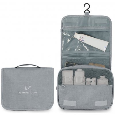 Kufryplus závěsná kosmetická taška TB2010 šedá – Hledejceny.cz