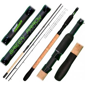 Sensas Green Arrow Feeder M 3,6 m 50-90 g 3+3 díly