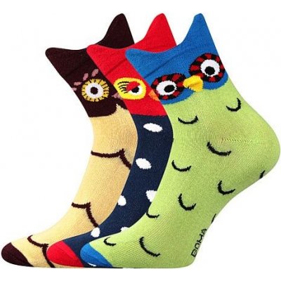 Boma ponožky XANTIPA 34-3D balení 3 páry v barevném mixu mix A – Zboží Mobilmania