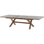 DEOKORK Hliníkový stůl BERGAMO I. 220/279 cm antracit/dekor dřeva – Hledejceny.cz
