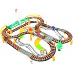 Vláčkodráha dvoupatrová 192 dílů – Zboží Dáma