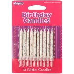 Culpitt svíčky bílé s glitry – Hledejceny.cz