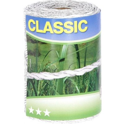 Ohradníkové lanko Classic polywire 250 m bílé 6 × 0 20 Niro – Hledejceny.cz