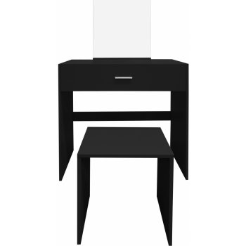 Aga Toaletní stolek s taburetem MRDT13-MB Černý