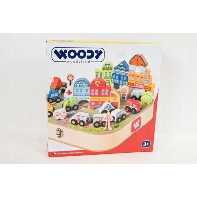 Woody Kufřík s městem a vláčkodráhou – Zboží Dáma