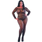 Catsuit CalExotics SCANDAL Plus Size Full Length Lace černý – Zboží Dáma