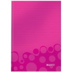 Leitz zápisník WOW A5 čtverečkovaný,růžový – Zboží Živě