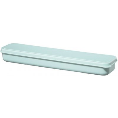 Hama Xavax To Go, příbory z nerezové oceli, krabička na uložení/přenos, pastelově modrá barva – Zboží Dáma