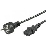 goobay Kabel síťový, CEE 7/7(M) - IEC320 C13, s přímou vidlicí, 2m, černý (50098) - 19.92.0020 – Zboží Živě
