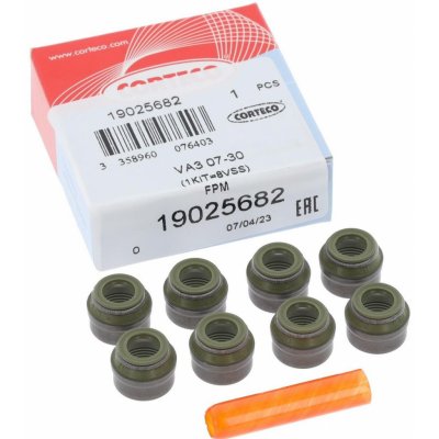 Sada těsnění, dřík ventilu CORTECO 19025682 | Zboží Auto