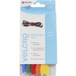 Velcro VEL-EC60250 kabelový manažer na suchý zip ke spojování háčková a flaušová část 200 mm x 12 mm modrá zelená červená oranžová žlutá 5 ks – Zboží Mobilmania