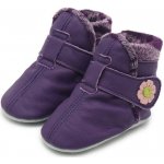 Carozoo Kožené capáčky zimní Fialová – Hledejceny.cz