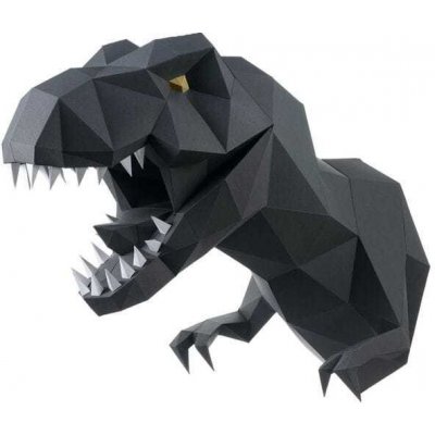 papírový model 3D dinosaurus černý – Zboží Dáma papírový model 3D dinosaurus černý – Zboží Dáma