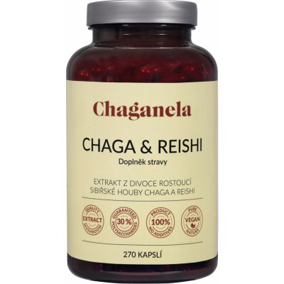 Chaganela Extrakt čagy s reishi 270 kapslí
