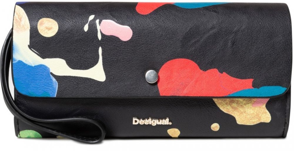 Desigual černá oboustranná peněženka Mone Black Reversible | Srovnanicen.cz