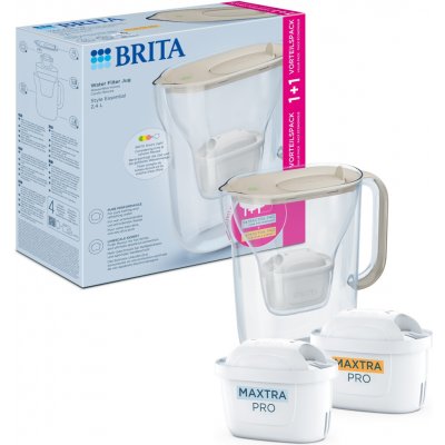 Brita Style ESS 2,4 l písková + filtry PO+PL 2 ks – Hledejceny.cz
